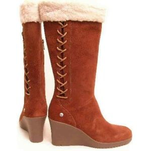 NWOT UGG tall felicity boot chestnut sz 6